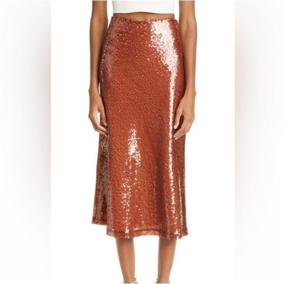 A.L.C. Reese Sequined Skirt Size 10 - Picture 2 of 4